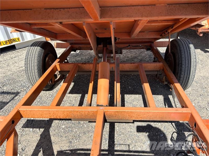 Miska MD 58 8 ft S/A Dump Utility Trailer Bañera