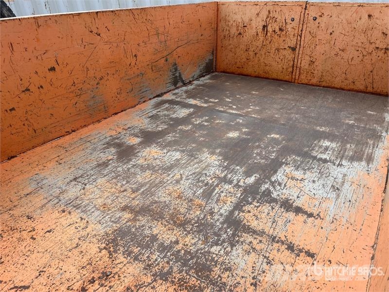Miska MD 58 8 ft S/A Dump Utility Trailer Bañera
