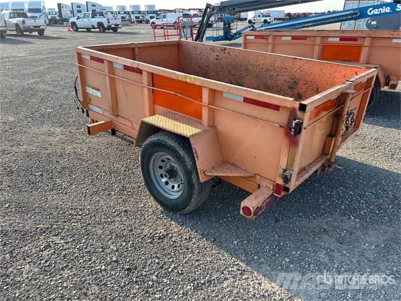 Miska MD 58 8 ft S/A Dump Utility Trailer Bañera