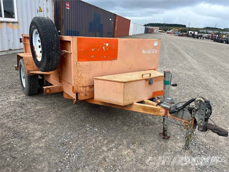 Miska MD 58 8 ft S/A Dump Utility Trailer Bañera