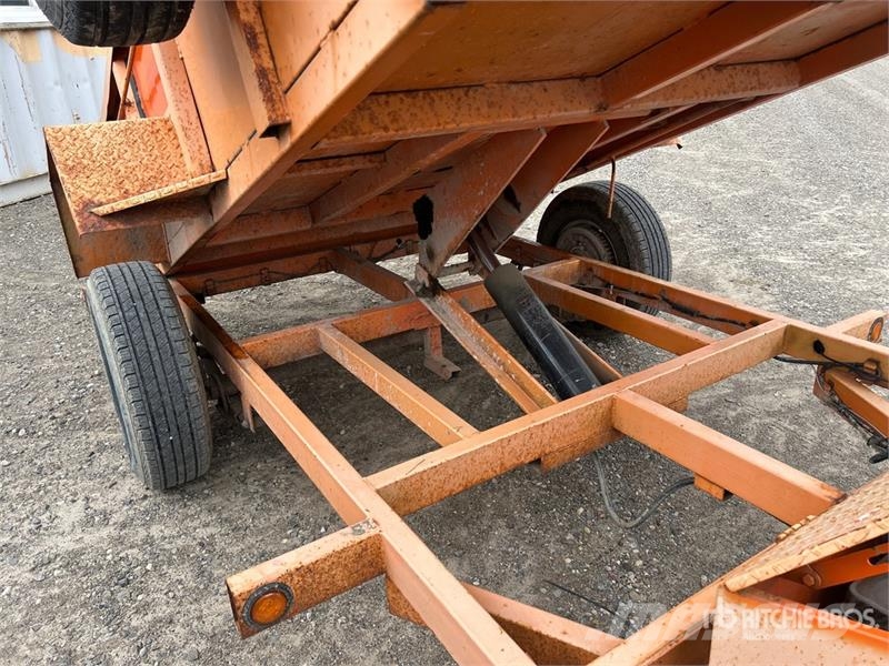 Miska MD 58 8 ft S/A Dump Utility Trailer Bañera
