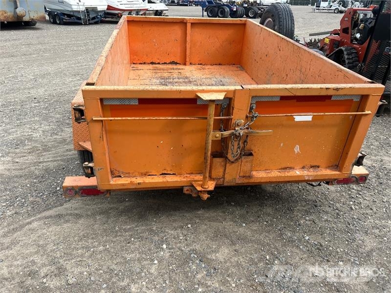 Miska MD 58 8 ft S/A Dump Utility Trailer Bañera