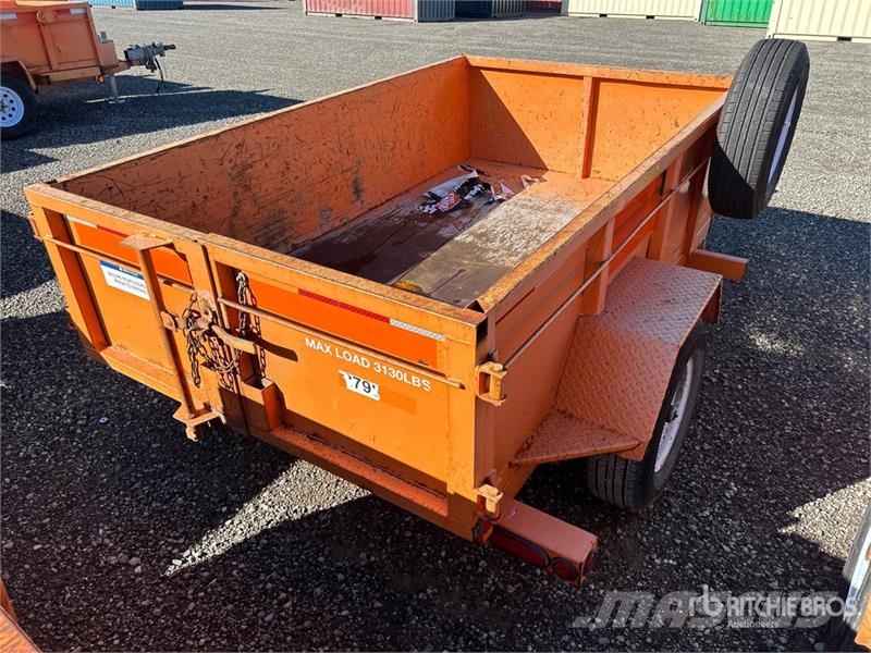  Miska MD 58 8 ft S/A Dump Utility Trailer Kipper