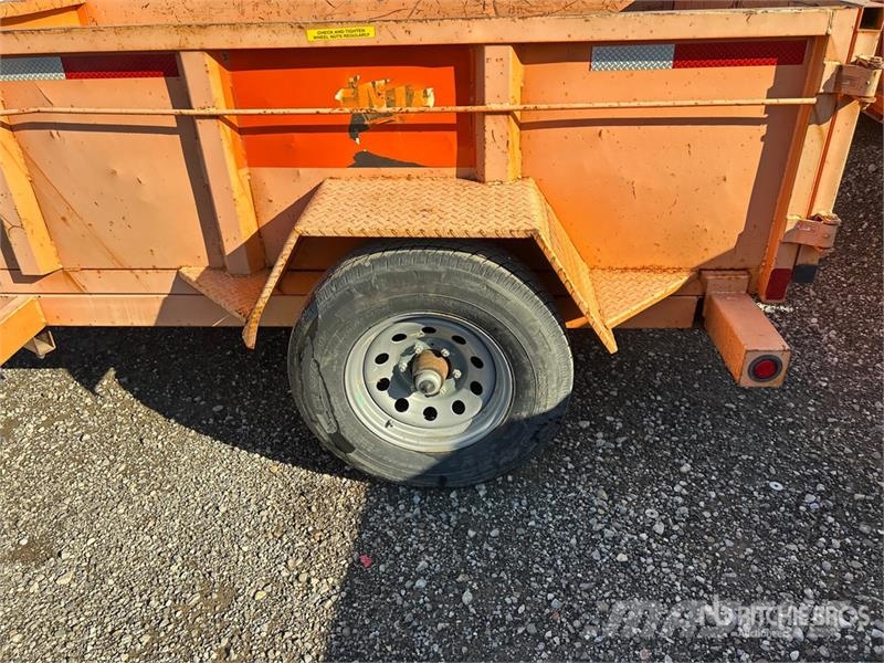  Miska MD 58 8 ft S/A Dump Utility Trailer Kipper