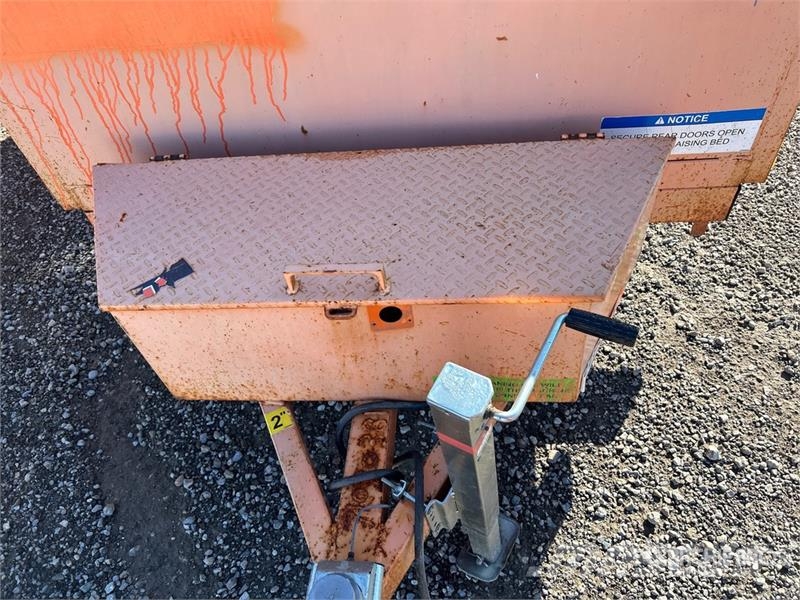  Miska MD 58 8 ft S/A Dump Utility Trailer Kipper