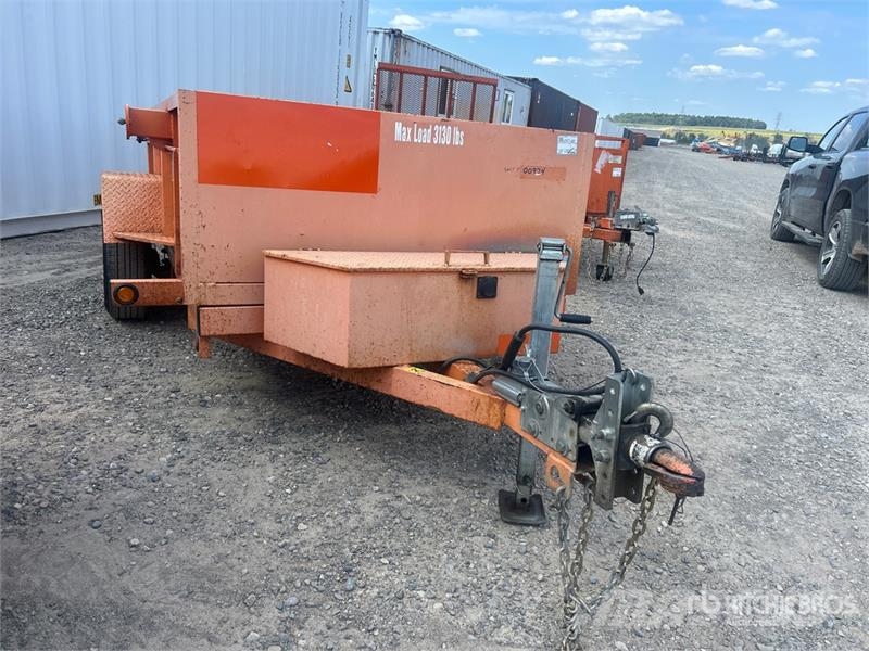 Miska MD 58 8 ft S/A Dump Utility Trailer Bañera
