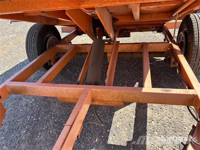 Miska MD 58 8 ft S/A Dump Utility Trailer Bañera