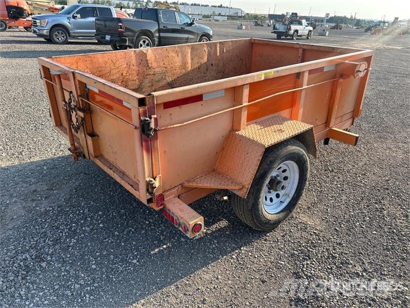 Miska MD 58 8 ft S/A Dump Utility Trailer Bañera
