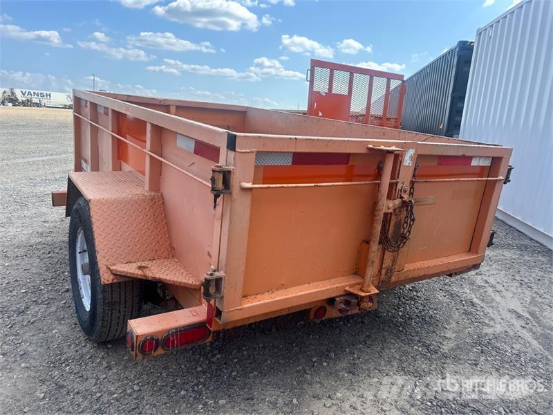 Miska MD 58 8 ft S/A Dump Utility Trailer Bañera