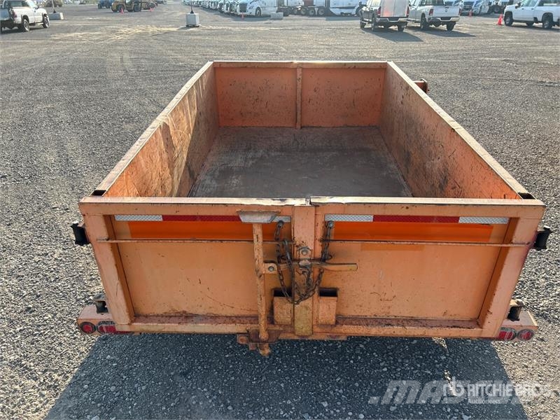 Miska MD 58 8 ft S/A Dump Utility Trailer Bañera