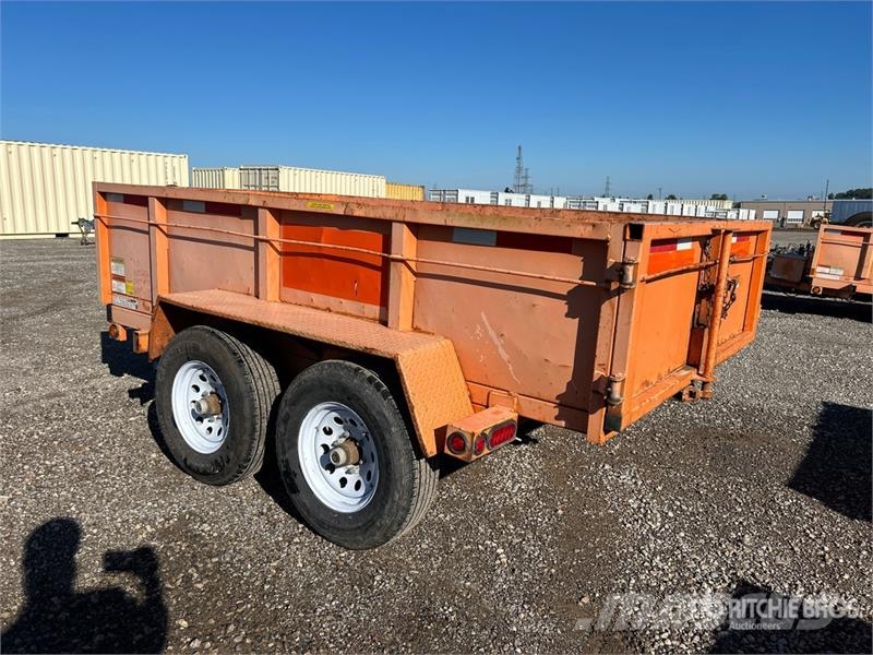  Miska MD 610 10 ft T/A Dump Utility Trailer Kipper