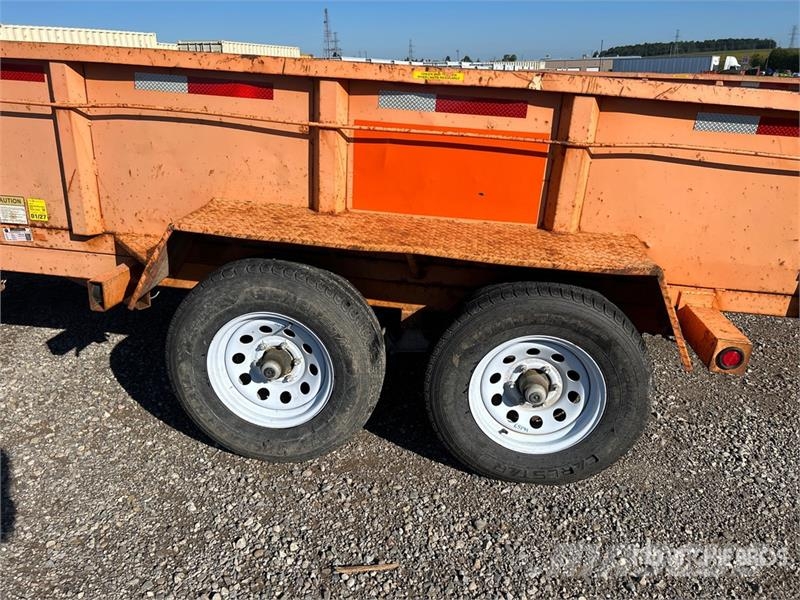  Miska MD 610 10 ft T/A Dump Utility Trailer Kipper