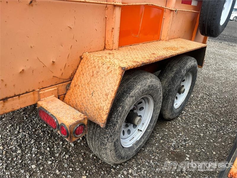 Miska MD 610 10 ft T/A Dump Utility Trailer Kipper