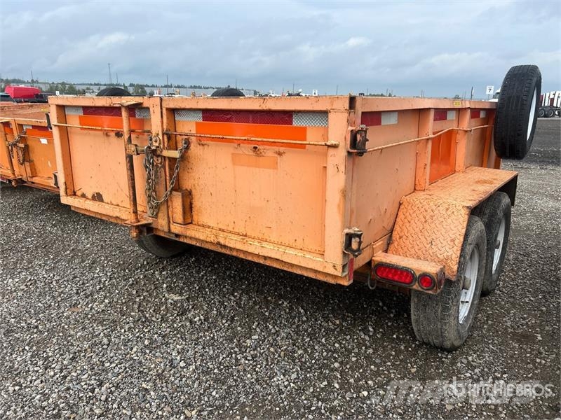 Miska MD 610 10 ft T/A Dump Utility Trailer Kipper