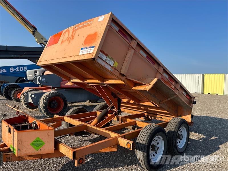  Miska MD 610 10 ft T/A Dump Utility Trailer Bañera