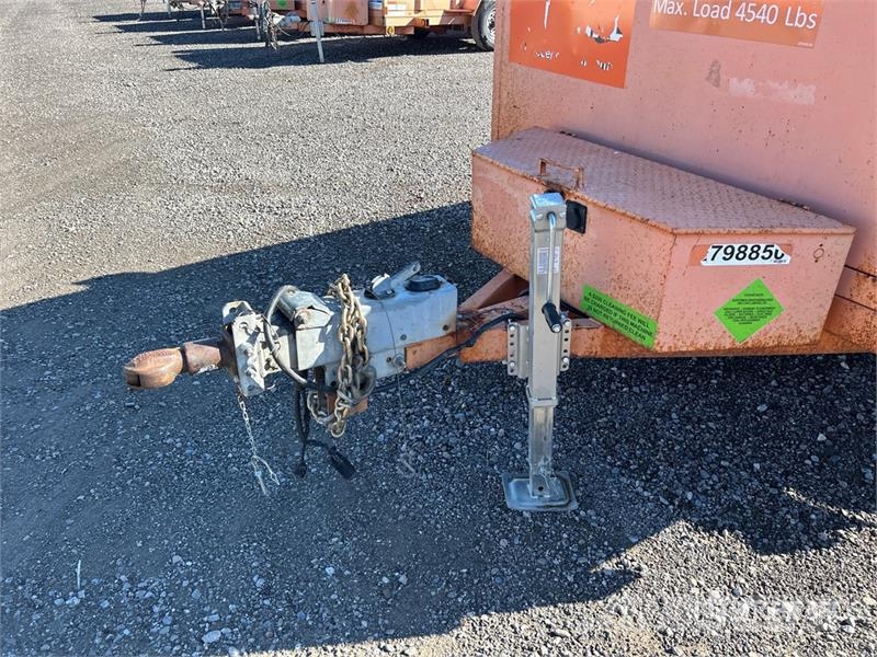  Miska MD 610 10 ft T/A Dump Utility Trailer Kipper