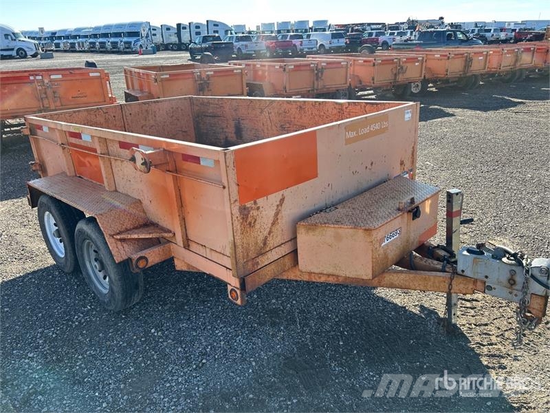  Miska MD 610 10 ft T/A Dump Utility Trailer Kipper