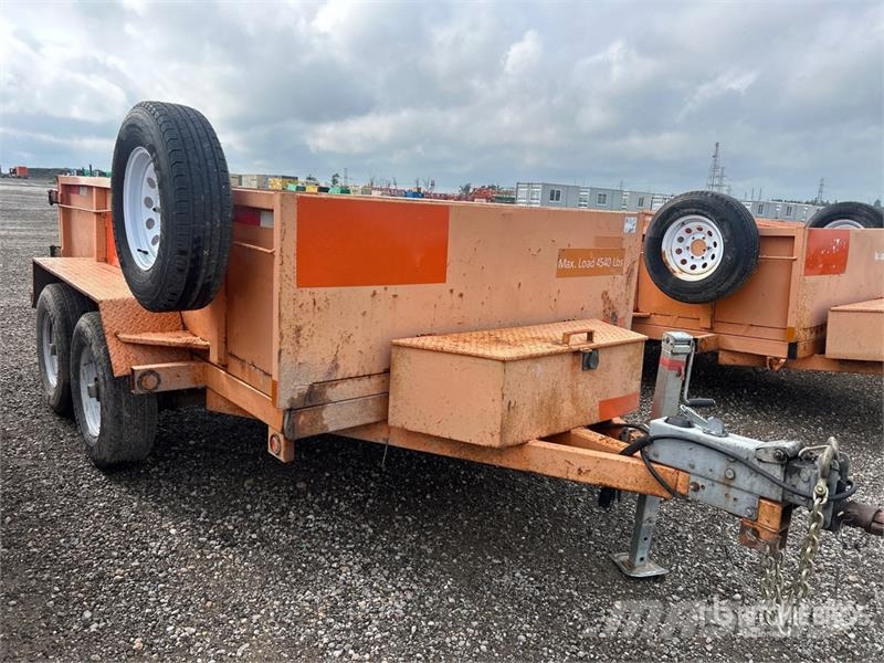 Miska MD 610 10 ft T/A Dump Utility Trailer Kipper