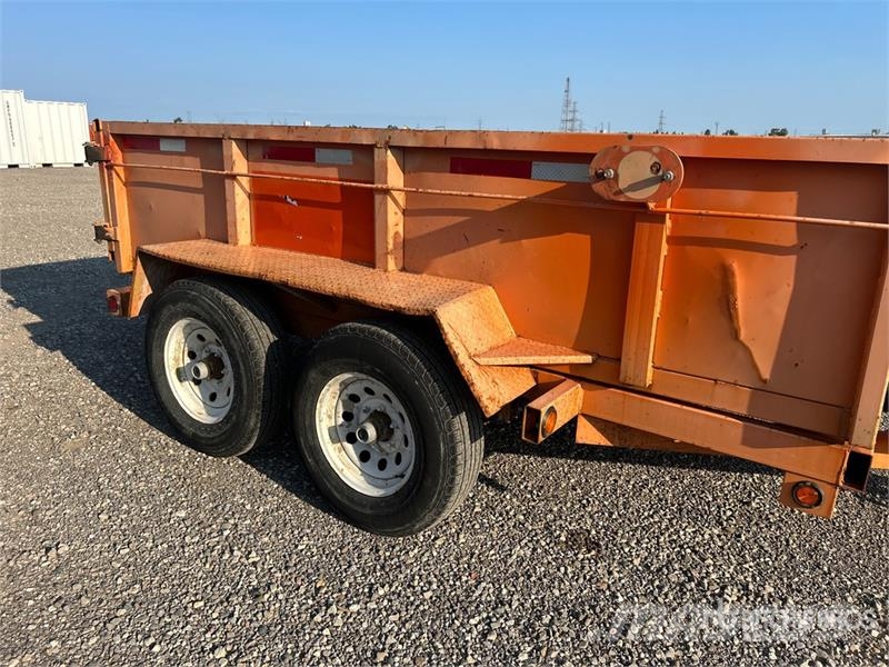  Miska MD 610 10 ft T/A Dump Utility Trailer Bañera