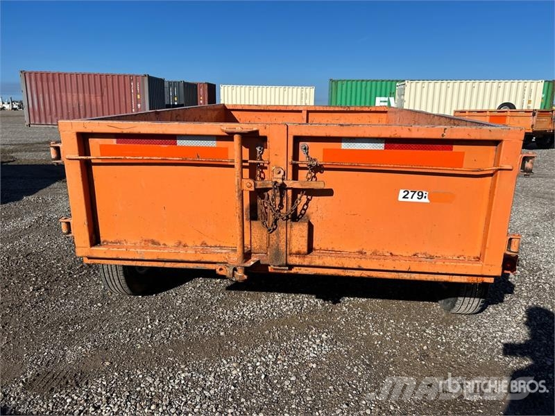  Miska MD 610 10 ft T/A Dump Utility Trailer Kipper