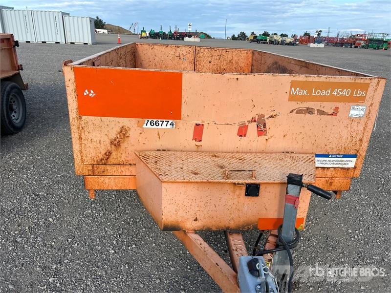 Miska MD 610 10 ft T/A Dump Utility Trailer Bañera