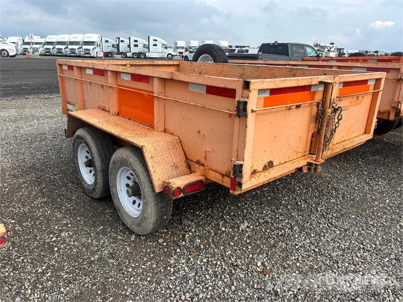 Miska MD 610 10 ft T/A Dump Utility Trailer Kipper