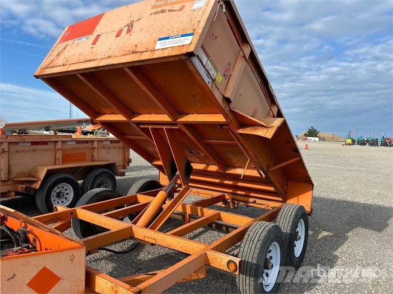 Miska MD 610 10 ft T/A Dump Utility Trailer Bañera