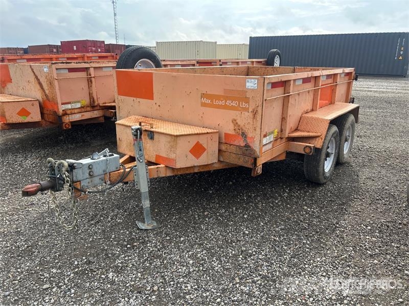 Miska MD 610 10 ft T/A Dump Utility Trailer Kipper