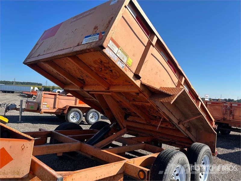  Miska MD 610 10 ft T/A Dump Utility Trailer Kipper