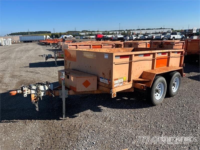  Miska MD 610 10 ft T/A Dump Utility Trailer Kipper