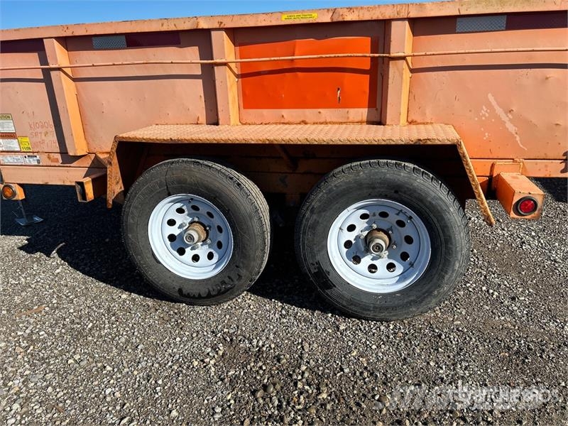  Miska MD 610 10 ft T/A Dump Utility Trailer Kipper
