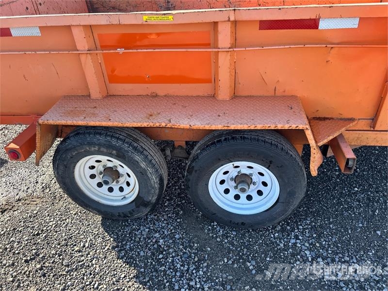  Miska MD 610 10 ft T/A Dump Utility Trailer Kipper