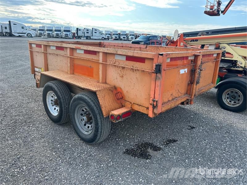 Miska MD 610 10 ft T/A Dump Utility Trailer Bañera