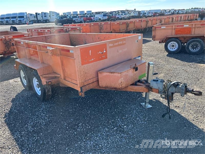  Miska MD 610 10 ft T/A Dump Utility Trailer Kipper