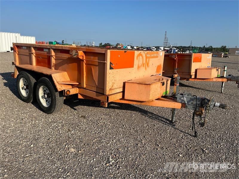  Miska MD 610 10 ft T/A Dump Utility Trailer Bañera