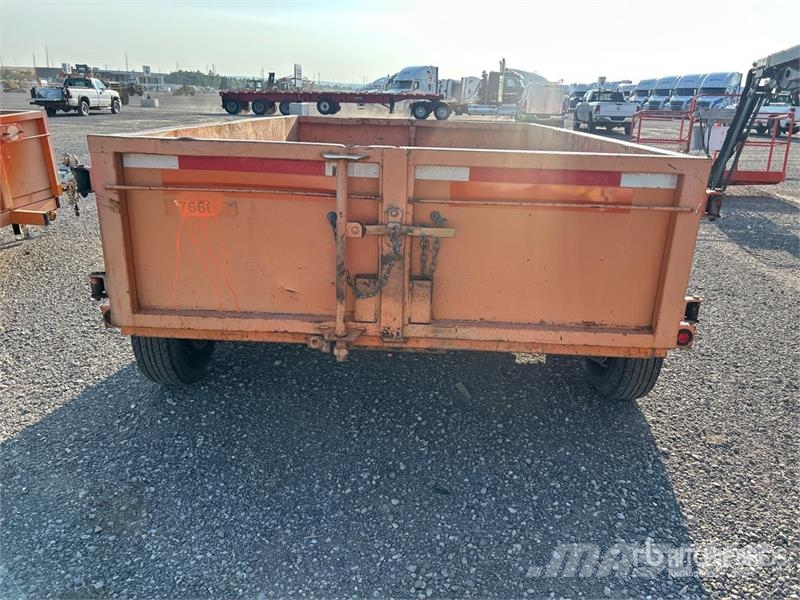  Miska MD 610 10 ft T/A Dump Utility Trailer Bañera