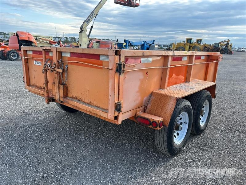 Miska MD 610 10 ft T/A Dump Utility Trailer Bañera