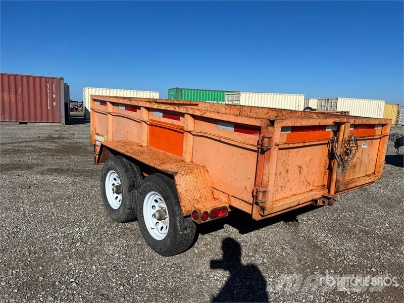  Miska MD 610 10 ft T/A Dump Utility Trailer Kipper