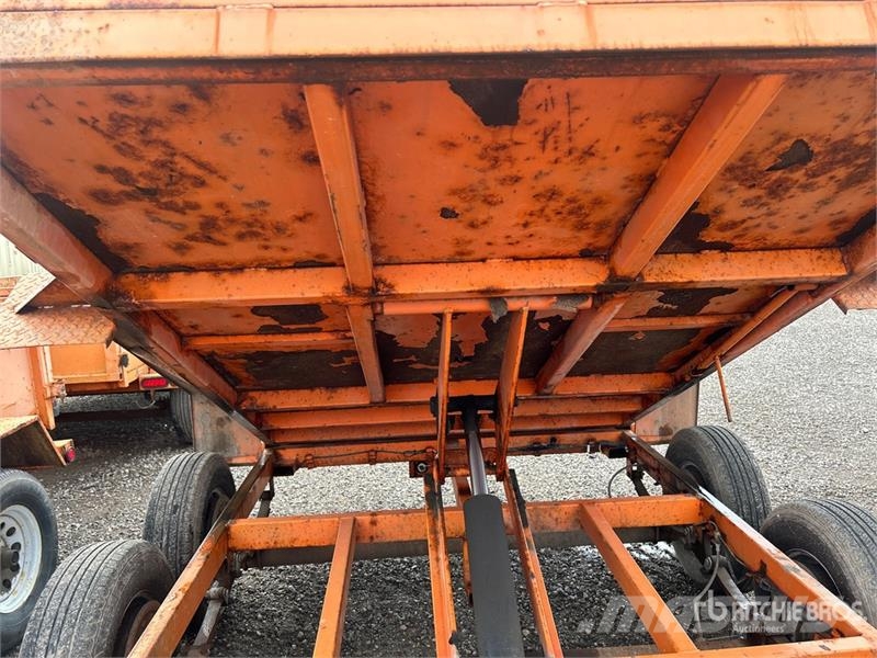 Miska MD 610 10 ft T/A Dump Utility Trailer Kipper