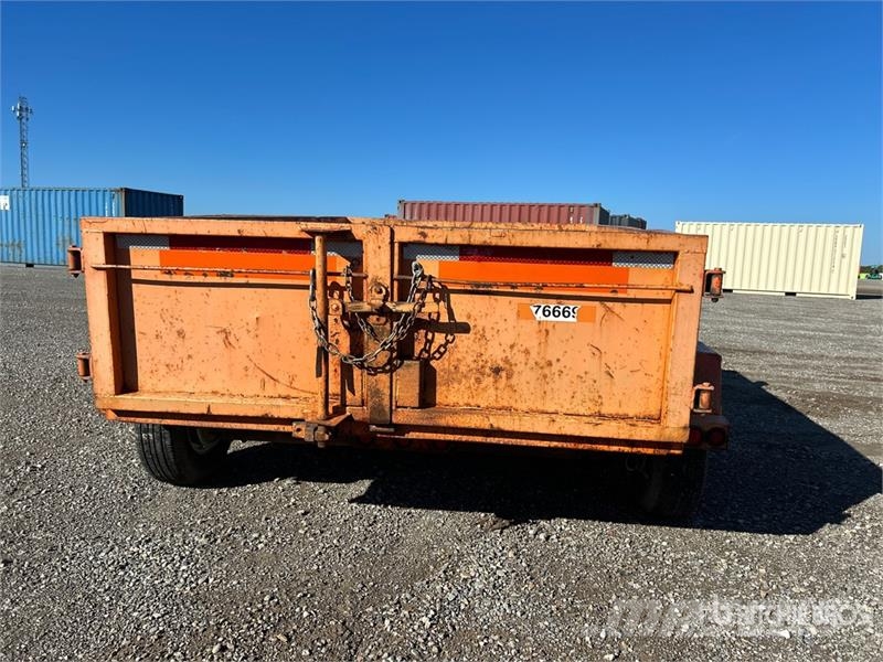  Miska MD 610 10 ft T/A Dump Utility Trailer Kipper