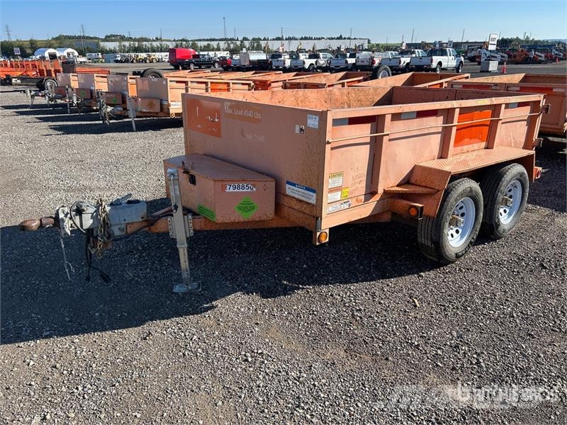  Miska MD 610 10 ft T/A Dump Utility Trailer Kipper