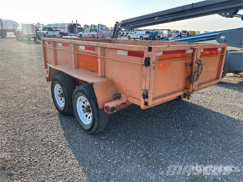  Miska MD 610 10 ft T/A Dump Utility Trailer Bañera