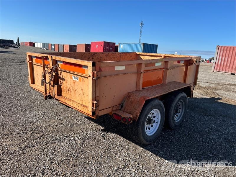  Miska MD 610 10 ft T/A Dump Utility Trailer Kipper