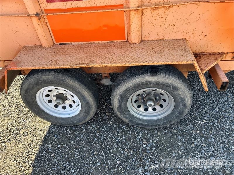  Miska MD 610 10 ft T/A Dump Utility Trailer Kipper