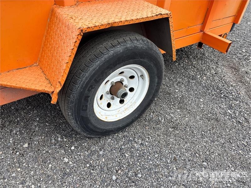 Miska MD Dump 58 8 ft S/A Dump Utility Trailer Bañera