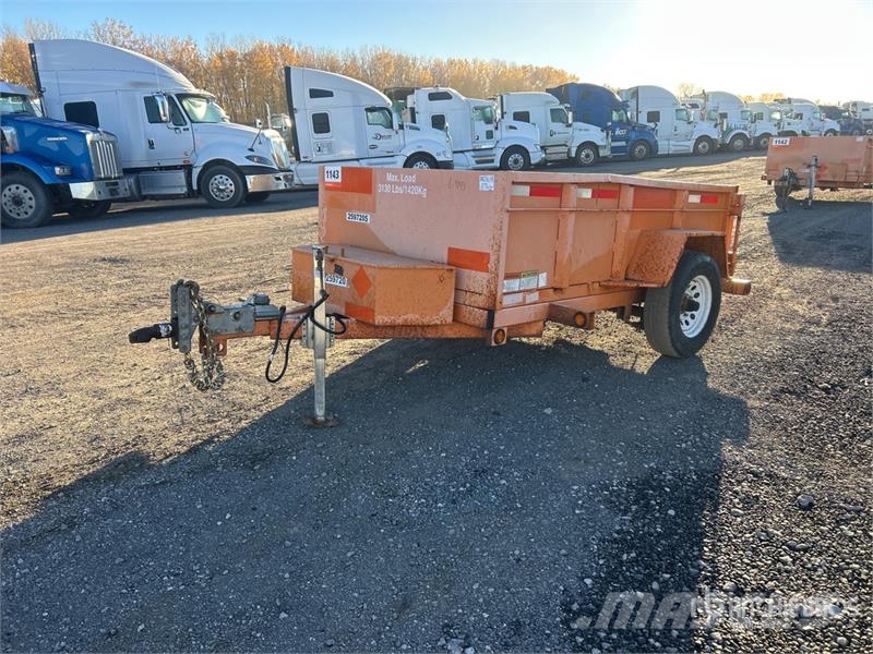Miska MD Dump 58 8 ft S/A Dump Utility Trailer مقطورات قلابة