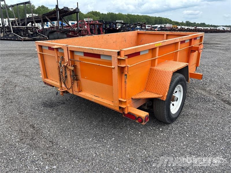 Miska MD Dump 58 8 ft S/A Dump Utility Trailer Bañera