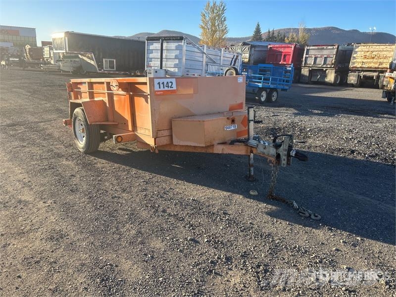  Miska MD Dump 58 8 ft S/A Dump Utility Trailer Kipper