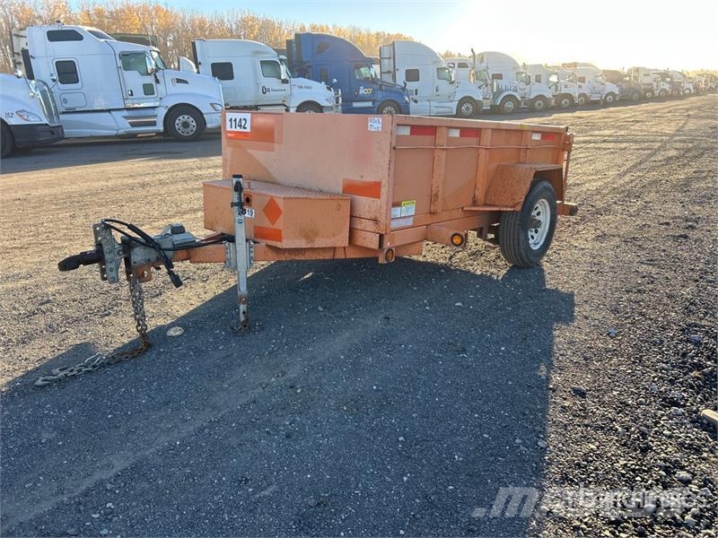  Miska MD Dump 58 8 ft S/A Dump Utility Trailer Kipper