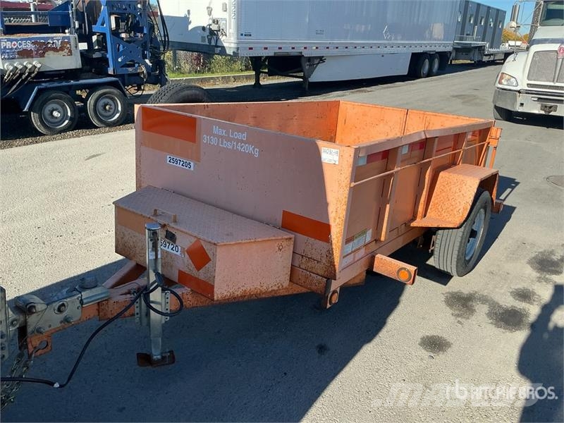 Miska MD Dump 58 8 ft Dump Utility Trailer Самоскиди